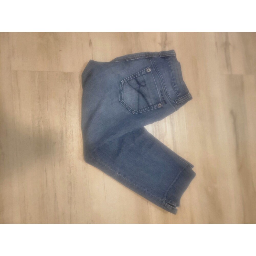 DKNY Blue Denim Jean Capris Sz 6